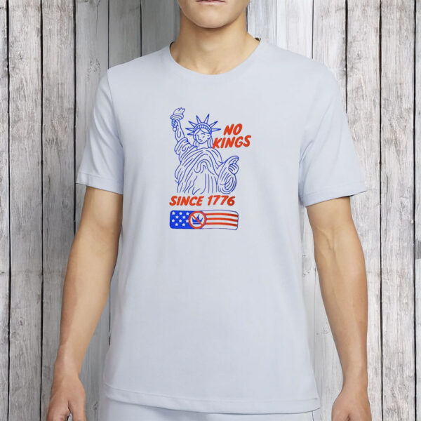 Statue of Liberty Holding Taco Protest Tee, No Kings Since 1776 Shirt