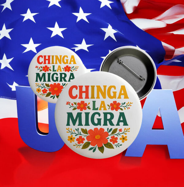 Subtle Anti Trump Political Pin