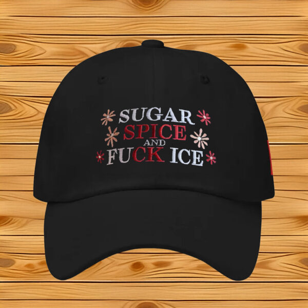 Sugar Spice and Fuck ICE Embroidered Cap, Abolish ICE Protest Hat