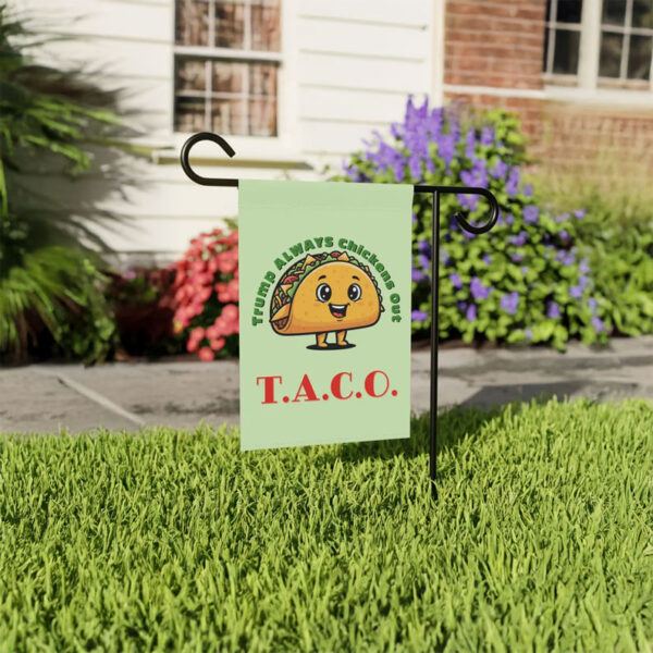 T.A.C.O. Garden Flag