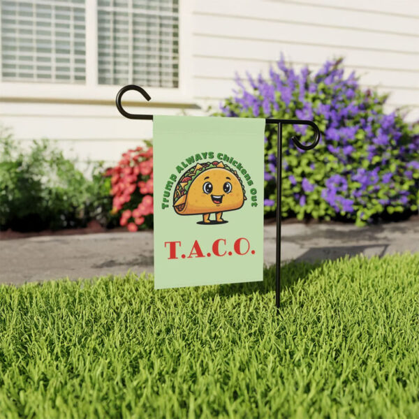T.A.C.O. Garden Flag