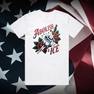 Abolish-ICE-Shirt-with-Dagger-and-Roses-–-Fight-for-Justice