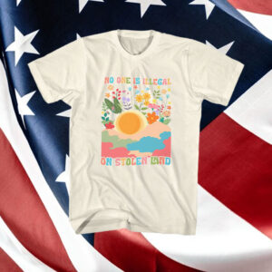 Anti-ICE-No-One-Is-Illegal-Shirt-–-Colorful-Floral-Activist-Tee-us
