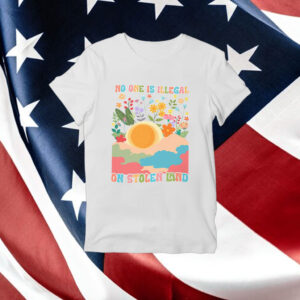 Anti-ICE-No-One-Is-Illegal-Shirt-–-Colorful-Floral-Activist-Tee-usa