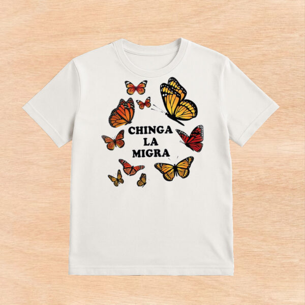 Chinga-La-Migra-Butterfly-Protest-Shirt-–-Colorful-Butterfly-Activist-Tee
