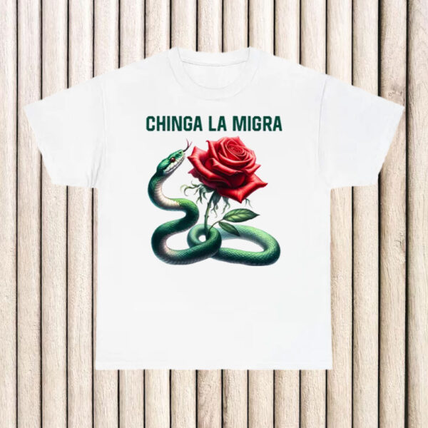 Chinga-La-Migra-Immigrant-Rights-Shirt-–-Snake-&-Red-Rose-Activist-Tees