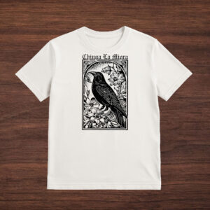 Chinga-La-Migra-Shirt-–-Black-Crow-&-Floral-Activist-Tee-usa