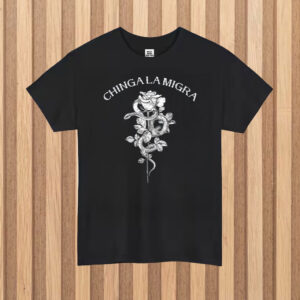 Chinga-La-Migra-Shirt-–-Monochrome-Rose-&-Snake-Activist-Tee-us