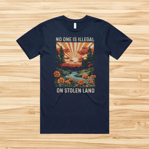 Chinga-La-Migra-Shirt-–-No-One-Is-Illegal-On-Stolen-Land-Tee