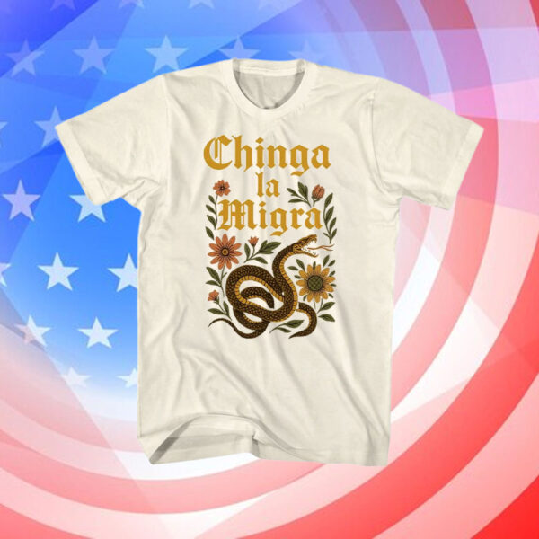 Chinga-La-Migra-Snake-Tee-–-Bold-Snake-&-Floral-Activist-Shirts