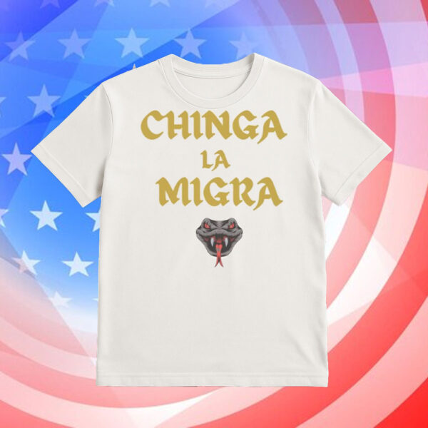 Chinga-La-Migra-Snake-Tee-–-Fierce-Snake-Activist-Shirt