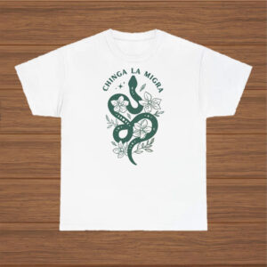 Chinga-La-Migra-T-Shirt-–-Green-Snake-&-White-Floral-Activist-Tee-us