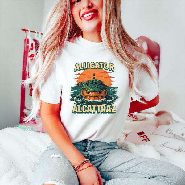 Funny-Meme-Florida-Everglades-Shirt-–-Alligator-Alcatraz-Cartoon-Graphic-Tee-USA