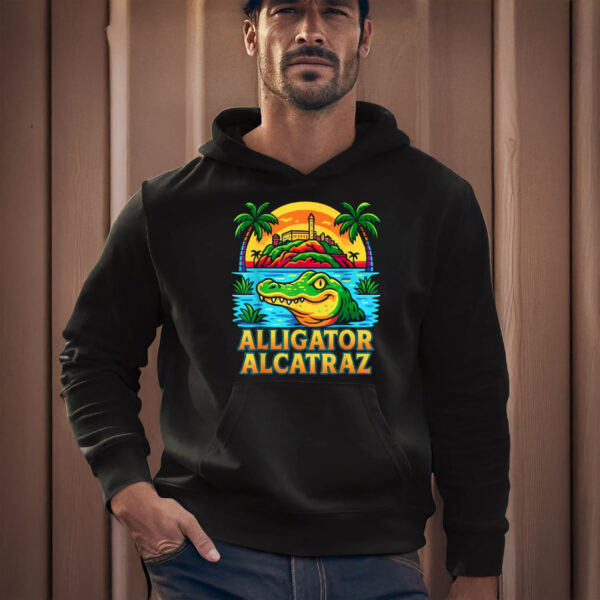 Funny-Meme-Florida-Everglades-Shirt-–-Colorful-Alligator-Alcatraz-Graphic-Tee