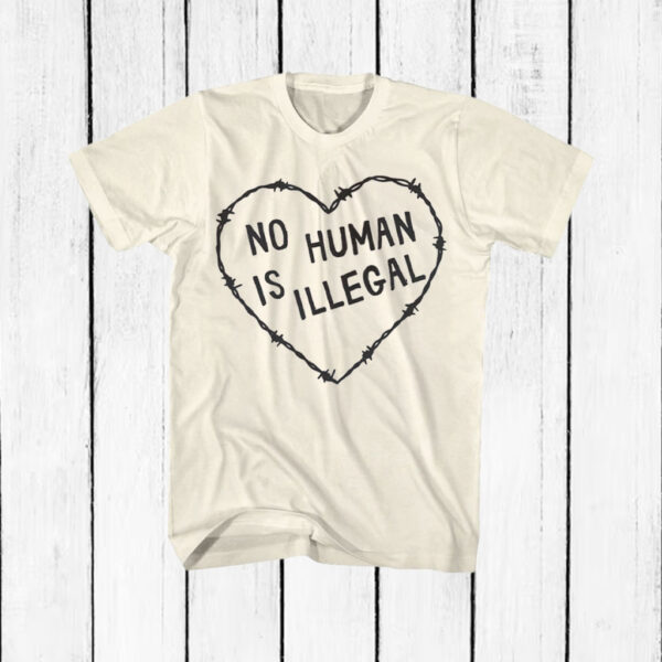 No-Human-Is-Illegal-Social-Justice-Activism-Shirt-–-Barbed-Wire-Heart-Tee-US