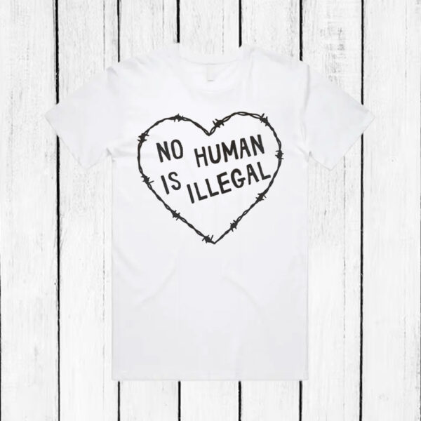No-Human-Is-Illegal-Social-Justice-Activism-Shirt-–-Barbed-Wire-Heart-Tees