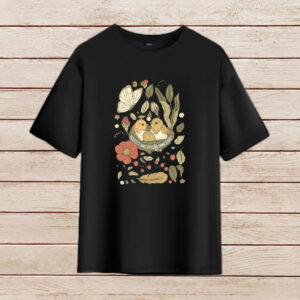 Protect-Immigrants-Shirt-–-Gentle-Birds-&-Floral-Activist-Tee-US
