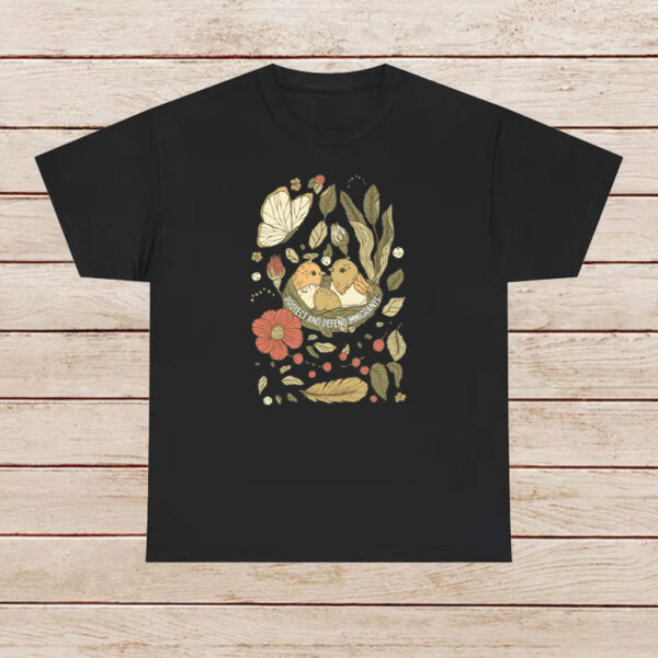 Protect-Immigrants-Shirt-–-Gentle-Birds-&-Floral-Activist-Tee-USA