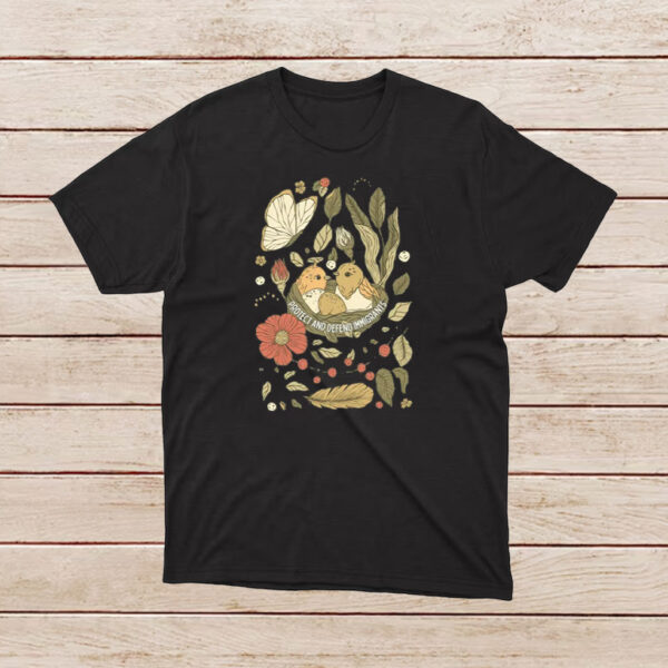 Protect-Immigrants-Shirt-–-Gentle-Birds-&-Floral-Activist-Tees