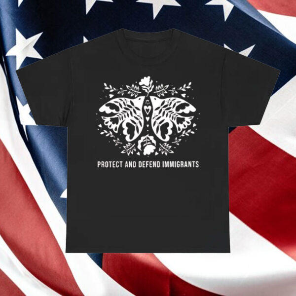 Protect-and-Defend-Immigrants-Shirt-–-Butterfly-Activist-Tee