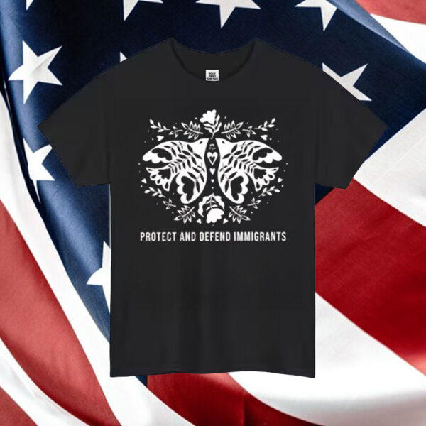 Protect-and-Defend-Immigrants-Shirt-–-Butterfly-Activist-Tee-usa