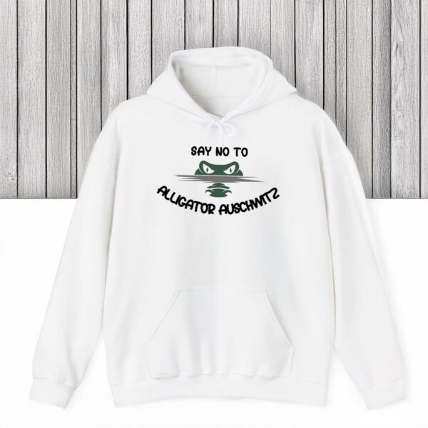 Say-No-to-Alligator-Auschwitz-Anti-Trump-Shirt-–-Bold-Political-Statement-Tees