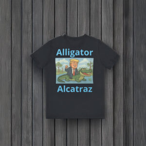 Trump-Riding-Gator-Design-–-Funny-Alligator-Alcatraz-Political-Parody-T-Shirt-USA