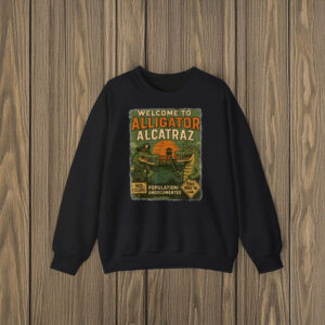 Welcome-to-Alligator-Alcatraz-Shirt-–-Bold-Political-Cartoon-Tee-for-Activists-&-Florida-Fan-US
