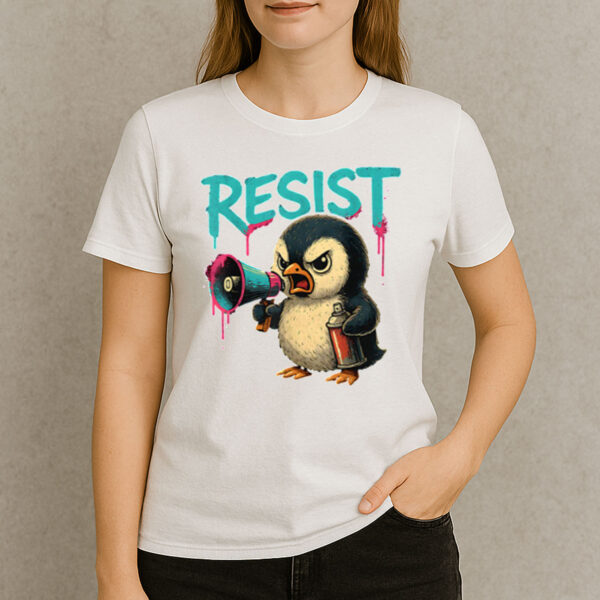 Angry-Penguin-Resist-–-Funny-Protest-Against-Tariffs-Tee