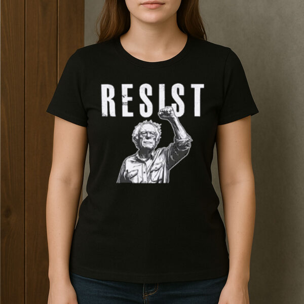 Bernie-Sanders-Resist-Shirt-–-Political-Activist-Graphic-Tee-US