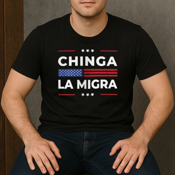Chinga-La-Migra-American-Flag-Immigrant-Rights-Tee-US