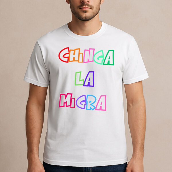 Chinga-La-Migra-Color-Block-Anti-ICE-Immigrant-Rights-T-Shirt-USA