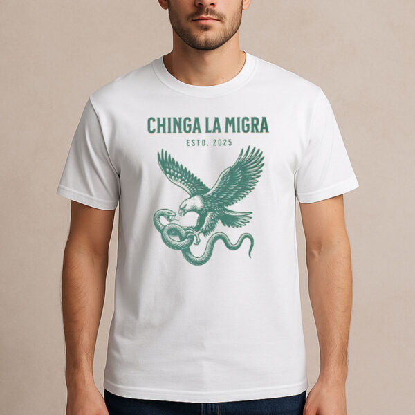 Chinga-La-Migra-Eagle-Snake-Protest-Graphic-T-Shirt