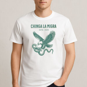 Chinga-La-Migra-Eagle-Snake-Protest-Graphic-T-Shirt-USA