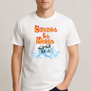 Chinga-La-Migra-Flame-Tee-–-Melting-ICE-Funny-Protest-Shirt-USA