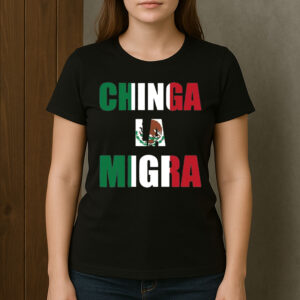 Chinga-La-Migra-Mexican-Flag-Shirt-–-Immigrant-Rights-Tee-USA