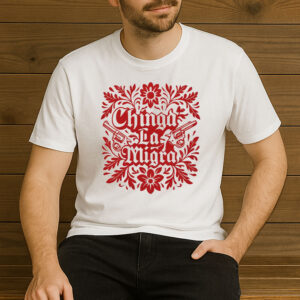 Chinga-La-Migra-Red-Floral-Gun-Tee-–-Bold-Protest-Statement-Shirts