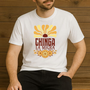 Chinga-La-Migra-Retro-Sun-Tee-–-70s-Floral-Activist-Protest-Shirts