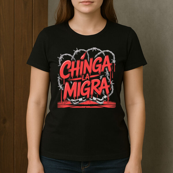 Chinga-La-Migra-Shirt-–-Barbed-Wire-Anti-ICE-Protest-Tee