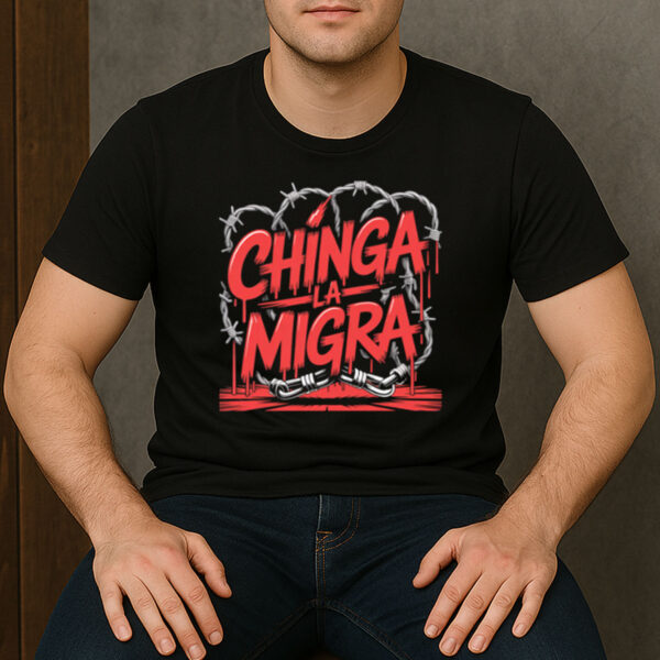 Chinga-La-Migra-Shirt-–-Barbed-Wire-Anti-ICE-Protest-Tees