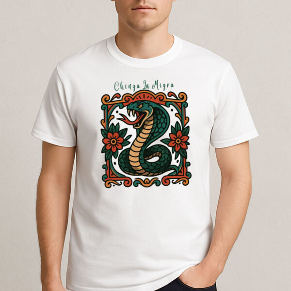 Chinga-La-Migra-Shirt-–-Cobra-Snake-Graphic-Immigrant-Rights-Tee