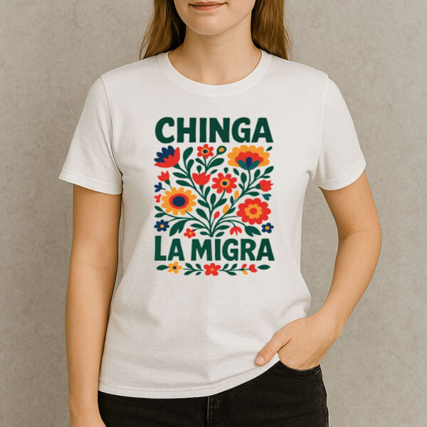 Chinga-La-Migra-Shirt-–-Floral-Immigrant-Rights-Tee-US