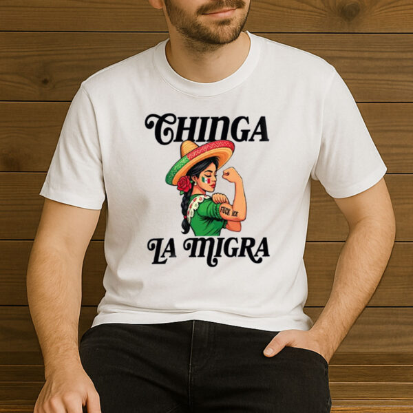 Chinga-La-Migra-Shirt-–-Mexican-Girl-Activist-Protest-Tee-US