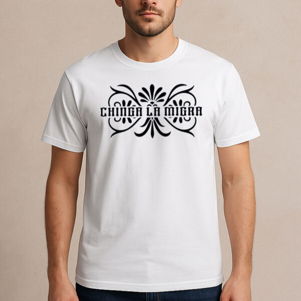 Chinga-La-Migra-Shirt-–-Ornamental-Black-Protest-Tee-USA