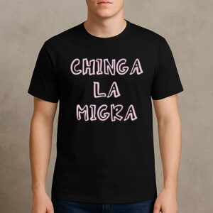 Chinga-La-Migra-Shirt-–-Pink-Outline-Immigrant-Rights-Tee-USA