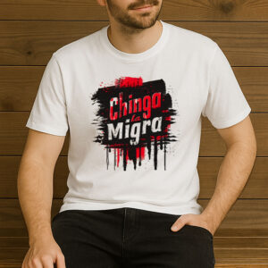 Chinga-La-Migra-Shirt-–-Red-&-Black-Paint-Splatter-Protest-Tee-US