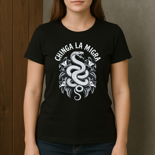 Chinga-La-Migra-Shirt-–-Snake-Graphic-Immigrant-Rights-Tee