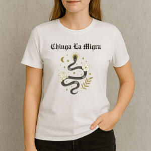 Chinga-La-Migra-Snake-Floral-Moon-Protest-T-Shirt-US