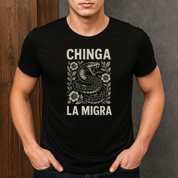 Chinga-La-Migra-Snake-Graphic-Immigrant-Rights-Protest-T-Shirt-US