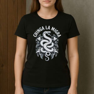 Chinga-La-Migra-Snake-Graphic-Protest-Shirt